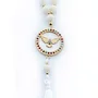 Dezena Carro Divino Espírito Santo Strass Pompom - 8 mm