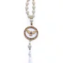 Dezena Carro Divino Espírito Santo Strass Pompom - 8 mm