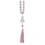 Dezena de Carro Nossa Senhora Aparecida Contas Rosas 10 Mm