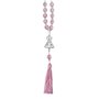 Dezena de Carro Nossa Senhora Aparecida Contas Rosas 10 Mm
