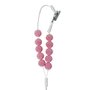 Dezena para Carro de Nossa Senhora Aparecida Contas Rosas 8 Mm