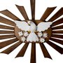 Divino Espírito Santo de Madeira Escura - 68 cm 