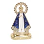 Enfeite de Nossa Senhora Aparecida Branco em Metal de Carro Autocolante - 5,5 cm