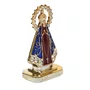 Enfeite de Nossa Senhora Aparecida Marrom em Metal de Carro Autocolante - 5,5 cm