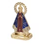 Enfeite de Nossa Senhora Aparecida Marrom em Metal de Carro Autocolante - 5,5 cm