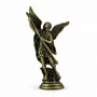 Enfeite de São Miguel Arcanjo Metal Ouro Velho Autocolante - 7,5 cm