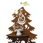 Enfeite Mesa àrvore com Sagrada Família e Anjo Infantil - 23 cm x 15 cm