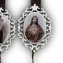 Escapulário de Porta Sagrado Coração de Jesus e Nossa Senhora do Carmo 67 cm x 7,5 cm