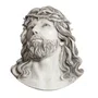 Face de Cristo de Parede em Mármore - 21,5 cm