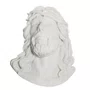 Face de Cristo de Parede em Mármore Natural - 22 cm