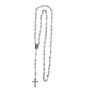Terço Nossa Senhora Aparecida Botão de Rosa Branco 8 mm