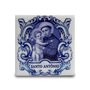 Imã Azulejo de Santo Antônio - 4,5 cm X 4,5 cm 