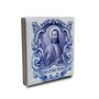 Imã Azulejo de São Judas Tadeu - 4,5 cm X 4,5 cm 