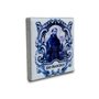 Imã Azulejo de São Francisco - 4,5 cm X 4,5 cm 