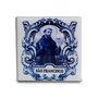 Imã Azulejo de São Francisco - 4,5 cm X 4,5 cm 