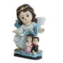 Imagem Anjo da Guarda Azul Infantil de Resina Nacional -10cm