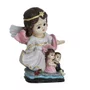 Imagem Anjo da Guarda Rosa Infantil de Resina Nacional - 10cm