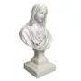 Imagem Busto Imaculado Coração de Maria em Mármore - 27 cm