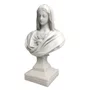 Imagem Busto Imaculado Coração de Maria em Mármore - 27 cm