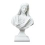 Imagem Busto Imaculado Coração de Maria em Mármore Natural - 27 cm