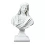 Imagem Busto Imaculado Coração de Maria em Mármore Natural - 27 cm
