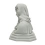 Imagem Busto Nossa Senhora com Menino Jesus em Mármore - 17cm Madona