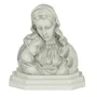 Imagem Busto Nossa Senhora com Menino Jesus em Mármore - 17cm Madona