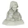 Imagem Busto Nossa Senhora com Menino Jesus em Mármore - 17cm Madona