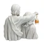 Imagem Busto Sagrada Família em Mármore - 24 cm