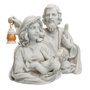 Imagem Busto Sagrada Família em Mármore - 24 cm