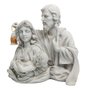 Imagem Busto Sagrada Família em Mármore - 24 cm