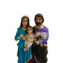 Imagem da Sagrada Família Resina Nacional - 7 cm