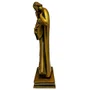 Imagem da  Sagrada Família Estilizada em Mámore com Pintura Bronze - 24 cm