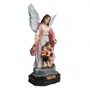 Imagem de Anjo da Guarda Rosa de Resina Nacional - 13 cm