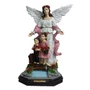 Imagem de Anjo da Guarda Rosa de Resina Nacional - 27 cm