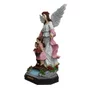 Imagem de Anjo da Guarda Rosa de Resina Nacional - 27 cm