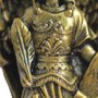Imagem de Arcanjo São Gabriel de Resina Nacional com Pintura em Bronze - 15 cm
