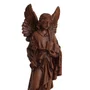 Imagem de Arcanjo São Gabriel Resina Efeito Madeira - 31 Cm