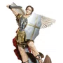 Imagem de Arcanjo São Miguel com Pedestal de Resina Nacional - 73 cm