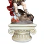 Imagem de Arcanjo São Miguel com Pedestal de Resina Nacional - 73 cm
