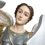 Imagem de Arcanjo São Miguel com Pedestal de Resina Nacional - 73 cm