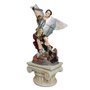 Imagem de Arcanjo São Miguel com Pedestal de Resina Nacional - 73 cm