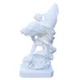 Imagem de Arcanjo São Miguel de Mármore Branco - 62 cm