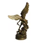 Imagem de Arcanjo São Miguel de Resina Nacional com Pintura em Bronze Velho - 39 cm
