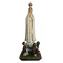 Imagem de Fátima com Pastores de Resina Nacional - 63 cm