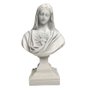 Imagem Busto Imaculado Coração de Maria em Mármore - 27 cm