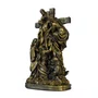 Imagem de Jesus Decido da Cruz de Mármore com Pintura Bronze - 31 cm