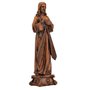Imagem de Jesus Misericordioso de Resina Nacional Efeito Madeira - 57 cm