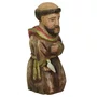 Imagem de Madeira São Francisco Ajoelhado - 25 cm