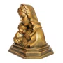 Imagem de Madona Busto de Mármore com Pintura em Bronze - 17 cm
